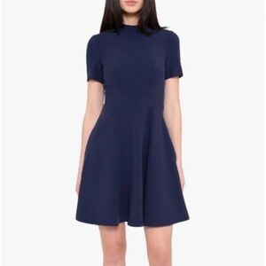 Saks Fifth Avenue Navy Mini Dress